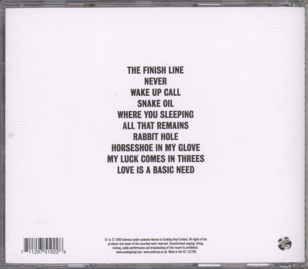 Embrace - Love Is A Basic Need - Cd