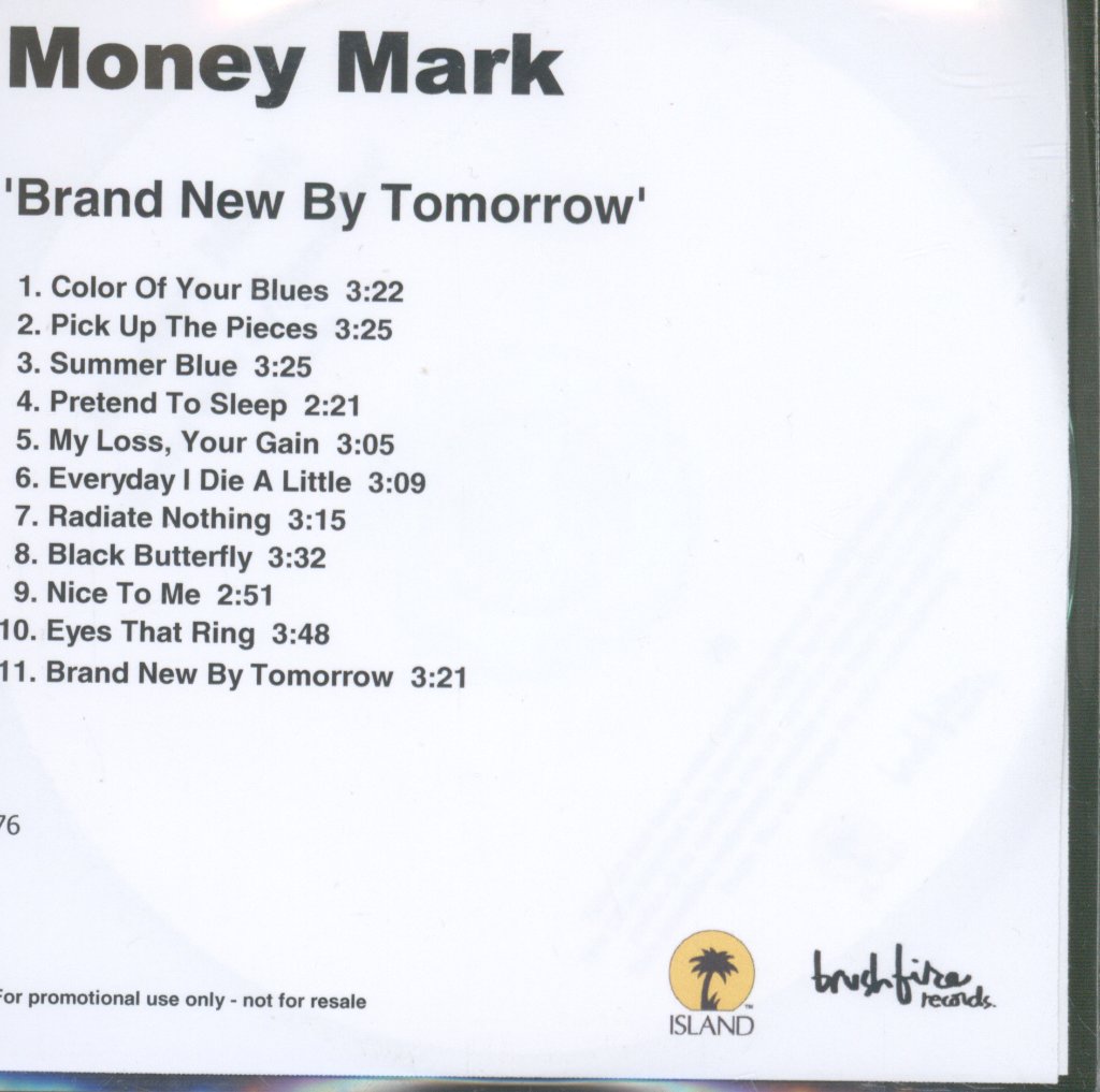 Money Mark - Brand New By Tomorrow - Cdr