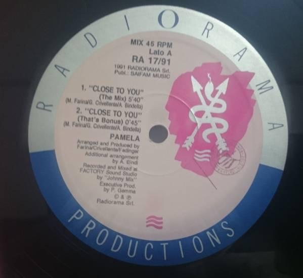 pamela - Close To You - 12 Inch