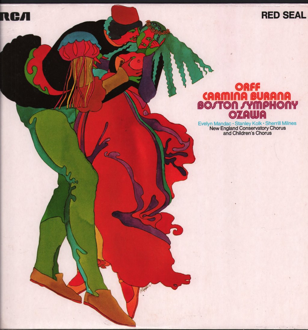 Seiji Ozawa / Boston Symphony Orchestra / Evelyn Mandac / Stanley Kolk / Sherrill Milnes - Carl Orff - Carmina Burana - Lp