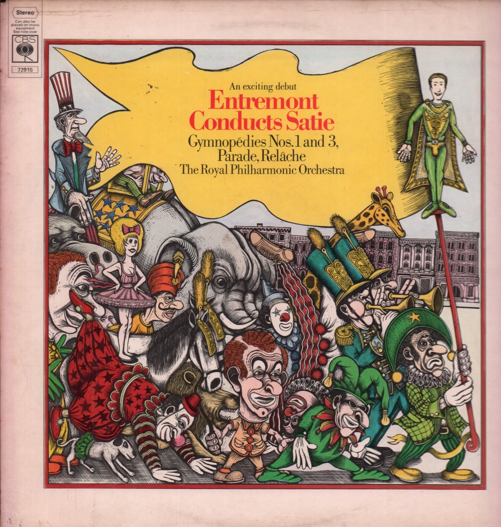 Royal Philharmonic Orchestra - Entremont Conducts Satie - Lp