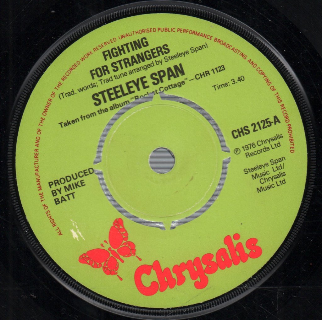 Steeleye Span - Fighting For Strangers - 7 Inch