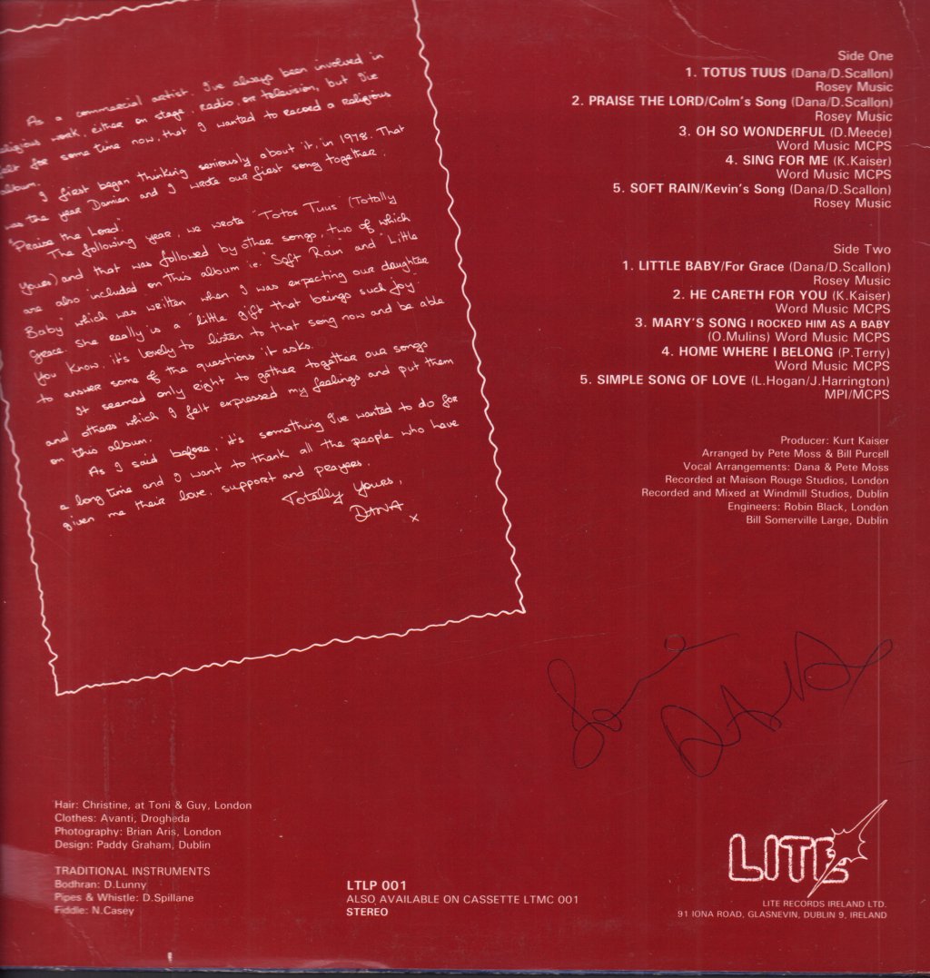 Dana - Totally Yours - Lp