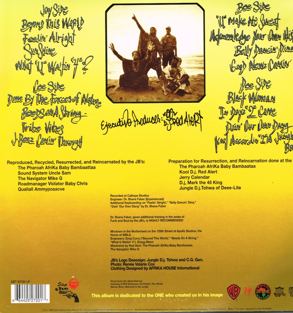 Jungle Brothers - Done By The Forces Of Nature - Double Lp