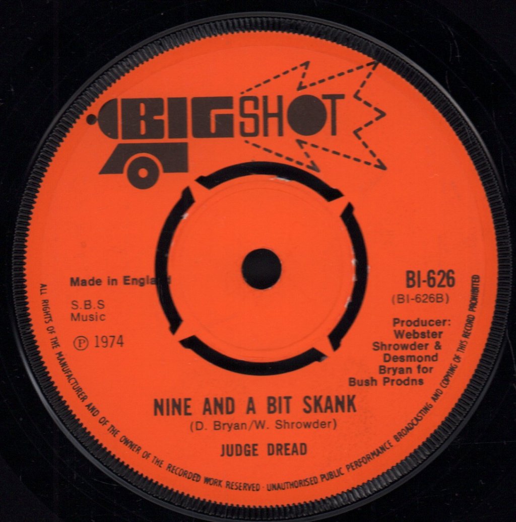 Judge Dread - Big Nine - 7 Inch