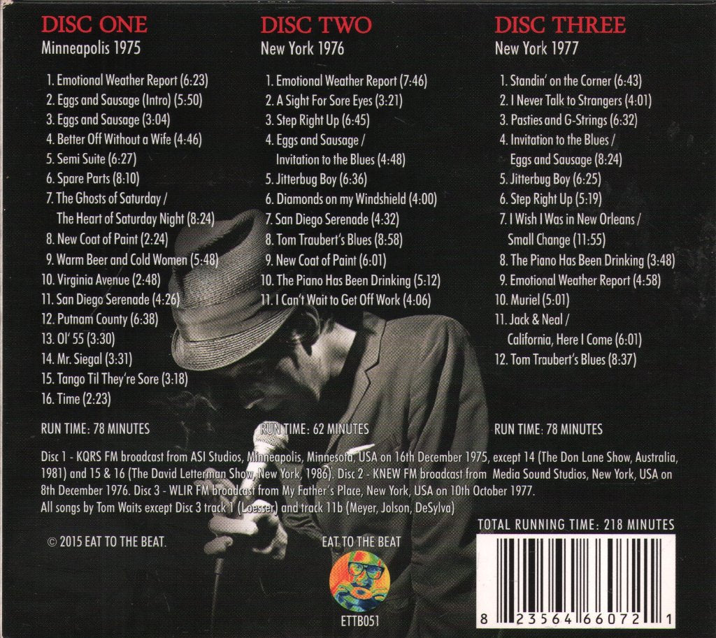 Tom Waits - Transmission Impossible - Triple Cd