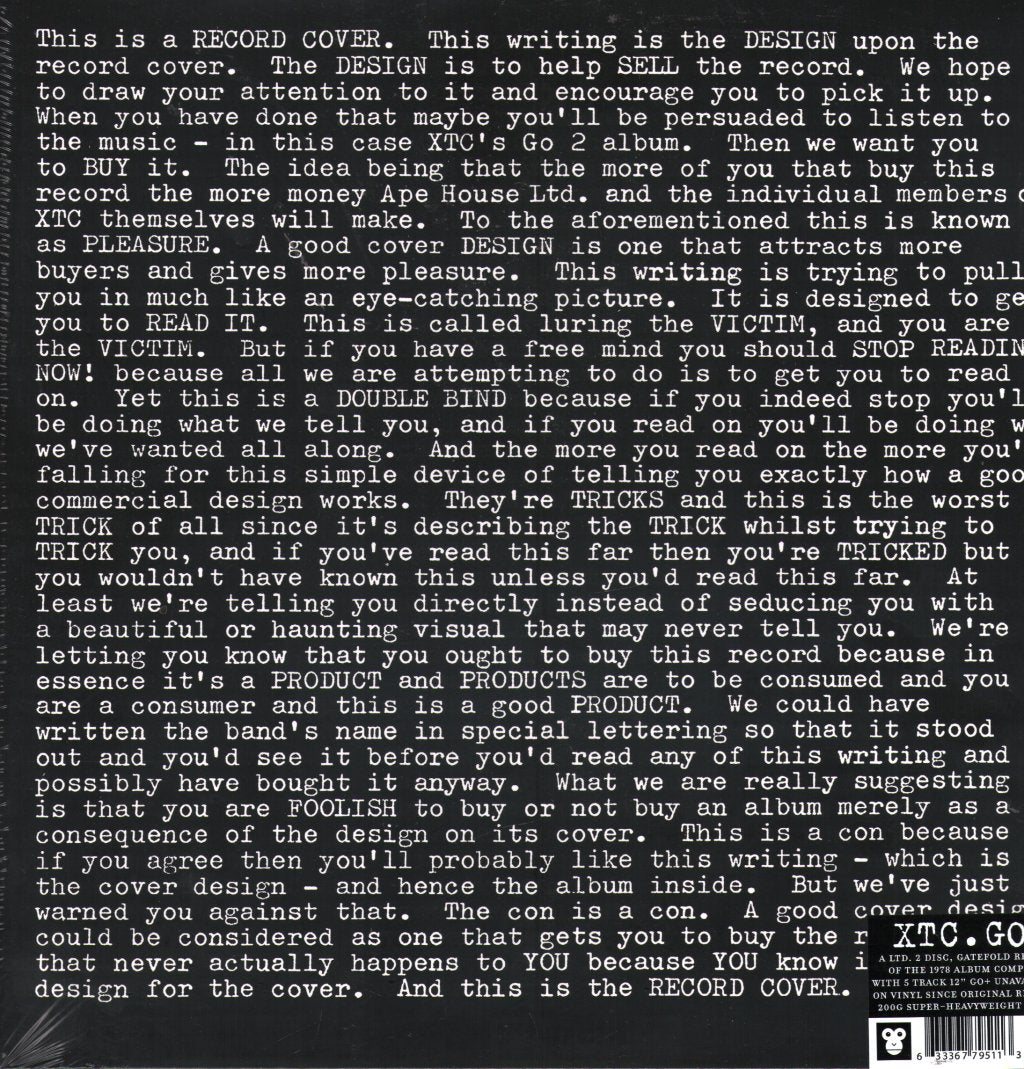 XTC - Go 2 - Lp