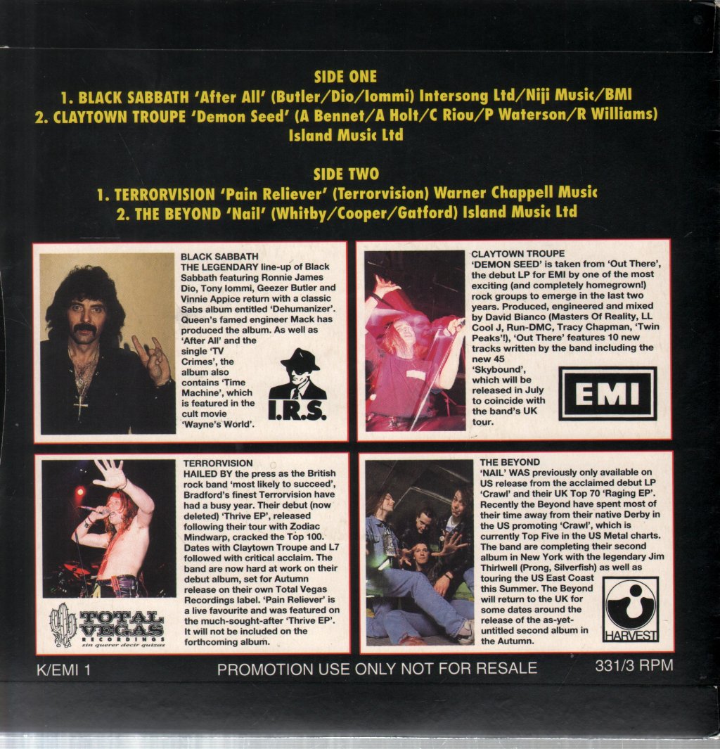 Various Artists - Kerrang Four Play - 7 Inch