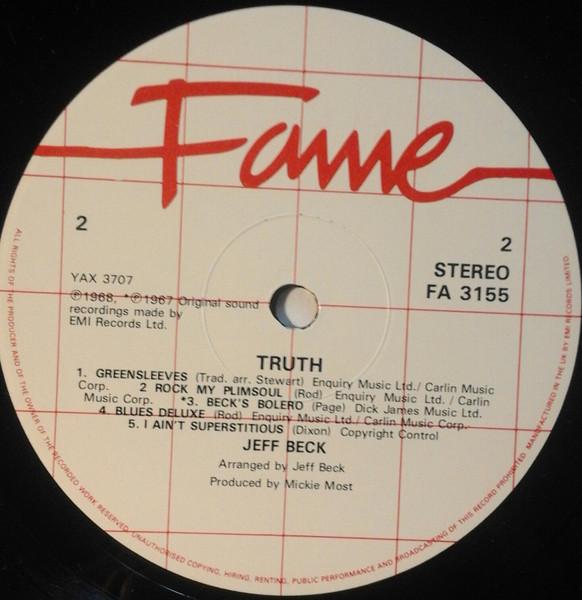 Jeff Beck - Truth - Lp