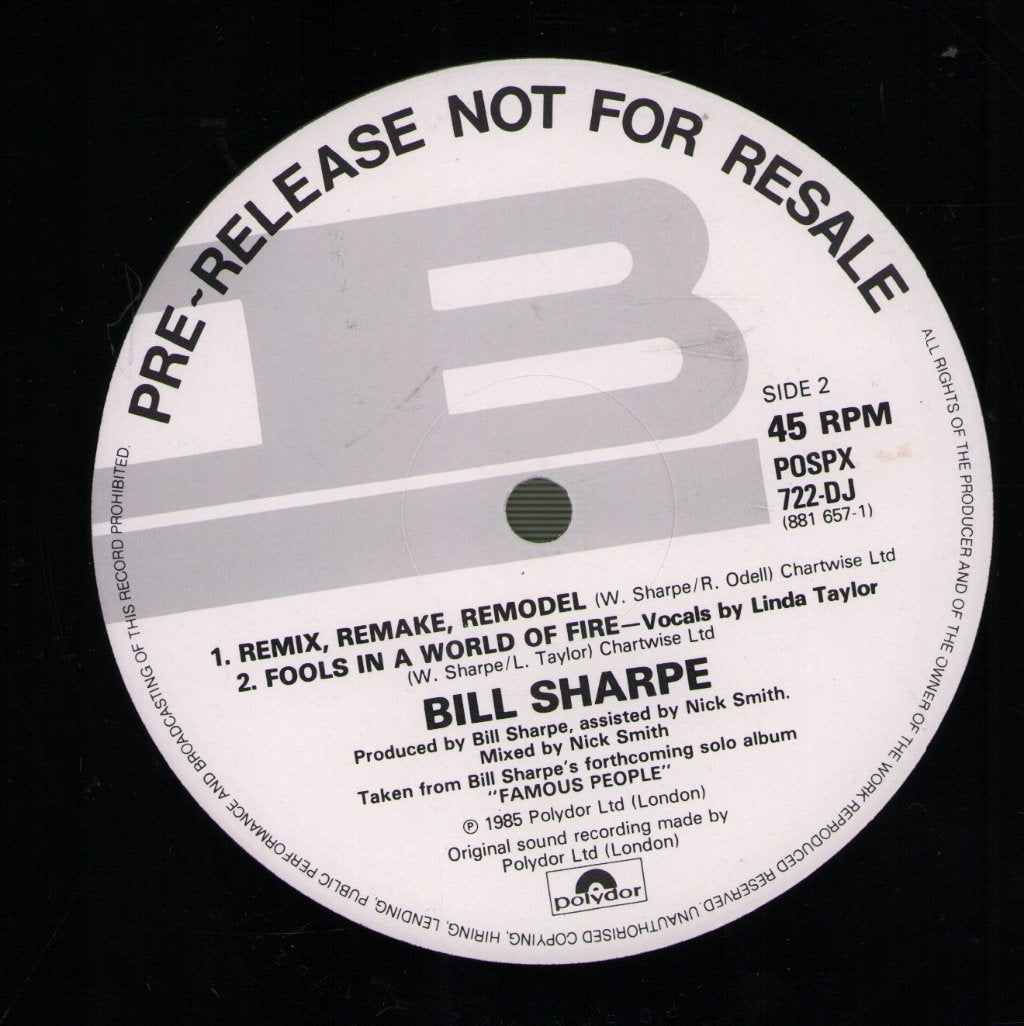 Sharpe & Numan - Change Your Mind - 12 Inch