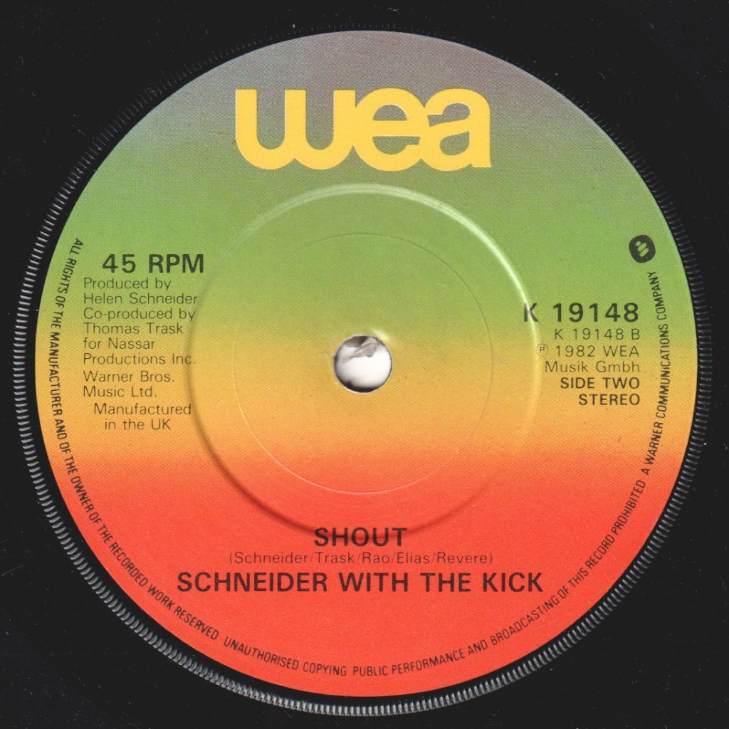 Schneider With The Kick - Hot Summer Nites - 7 Inch