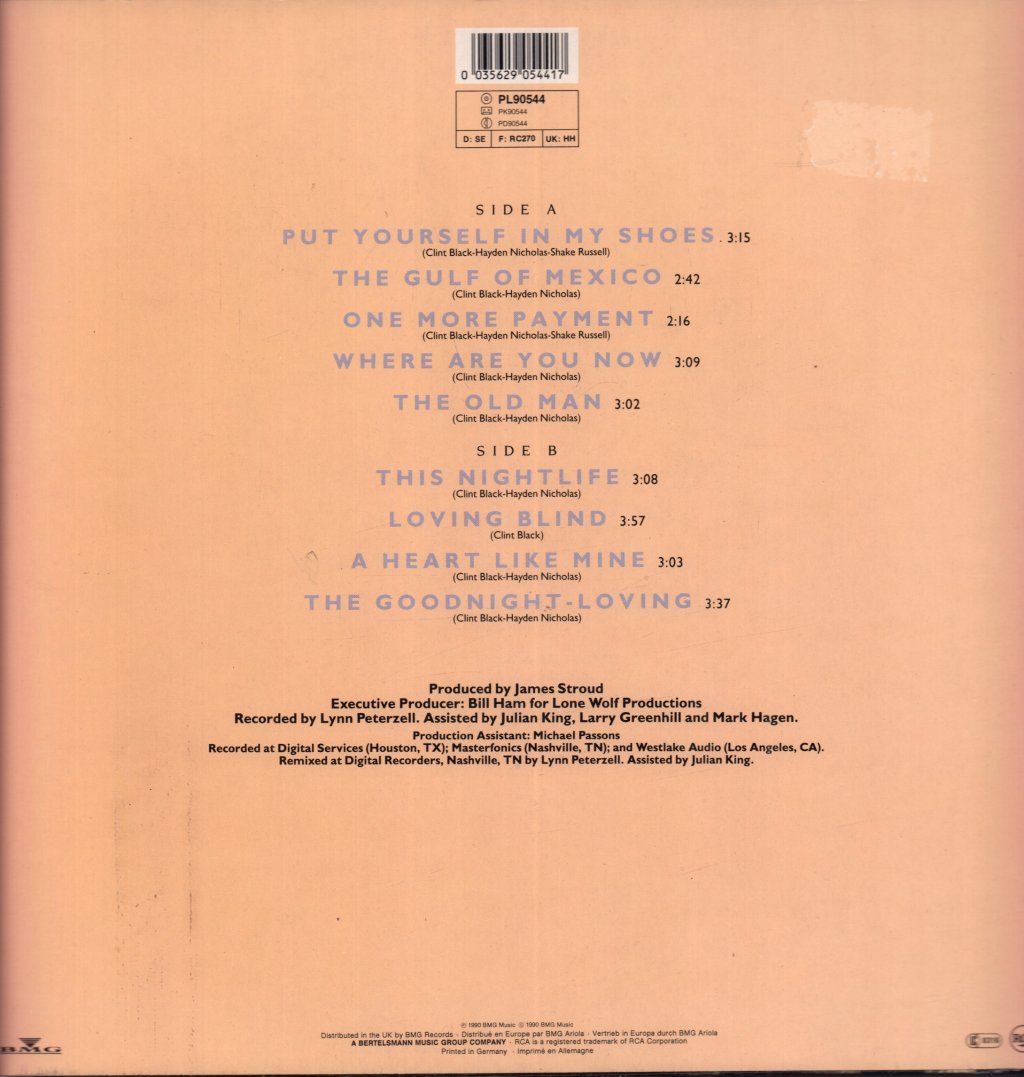 Clint Black - Put Yourself In My Shoes - Lp