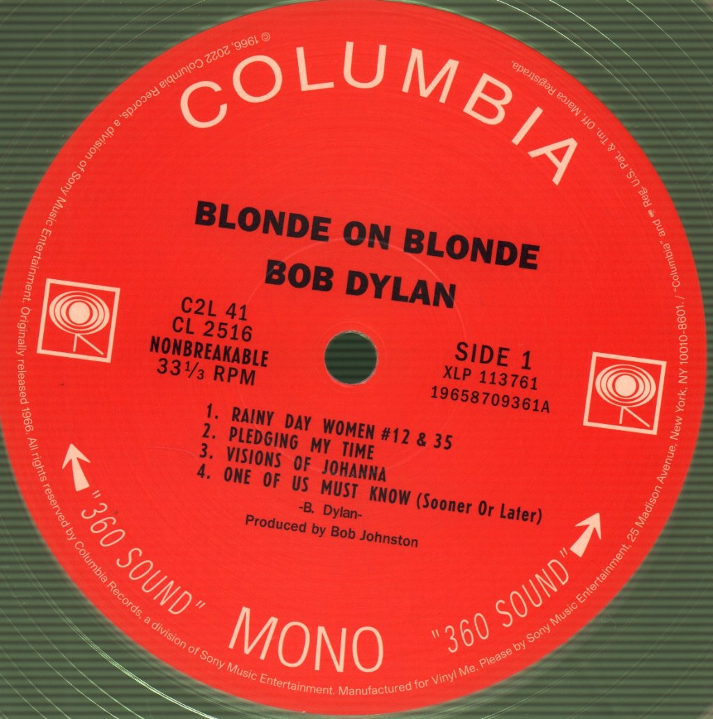 Bob Dylan - Blonde On Blonde - Double Lp
