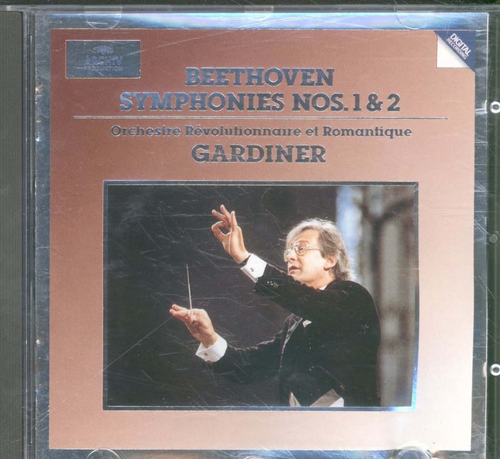 Orchestre Révolutionnaire Et Romantique, John Eliot Gardiner - Beethoven - Symphonies Nos. 1 & 2 - Cd