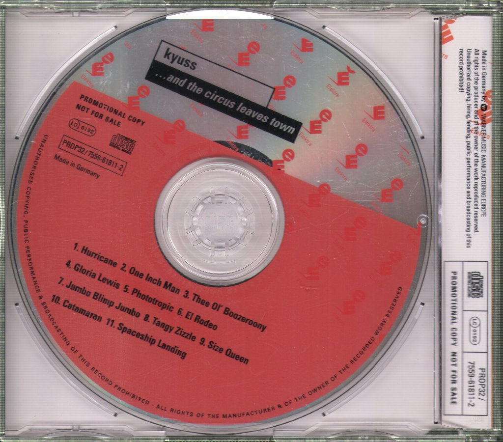 Kyuss - ...And The Circus Leaves Town - Cd