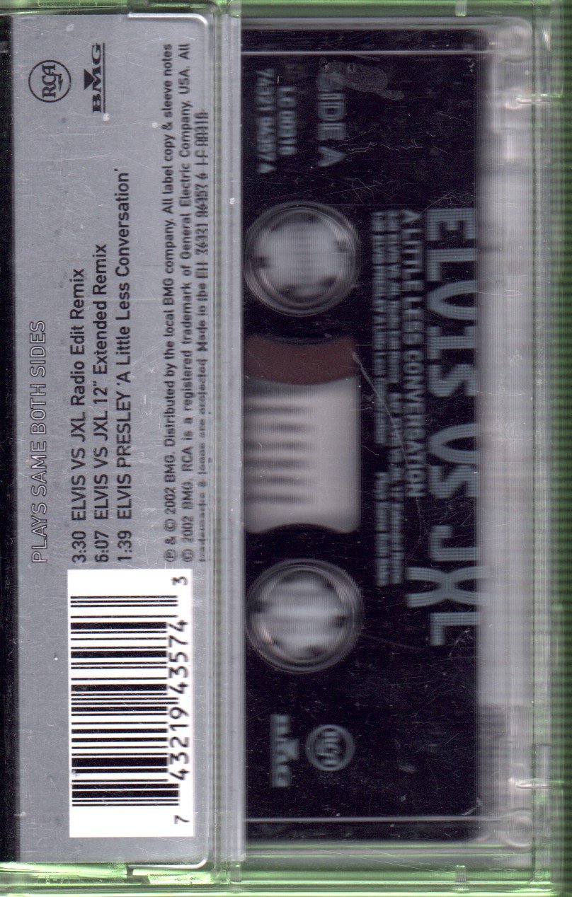 Elvis Versus Jxl - A Little Less Conversation - Cassette