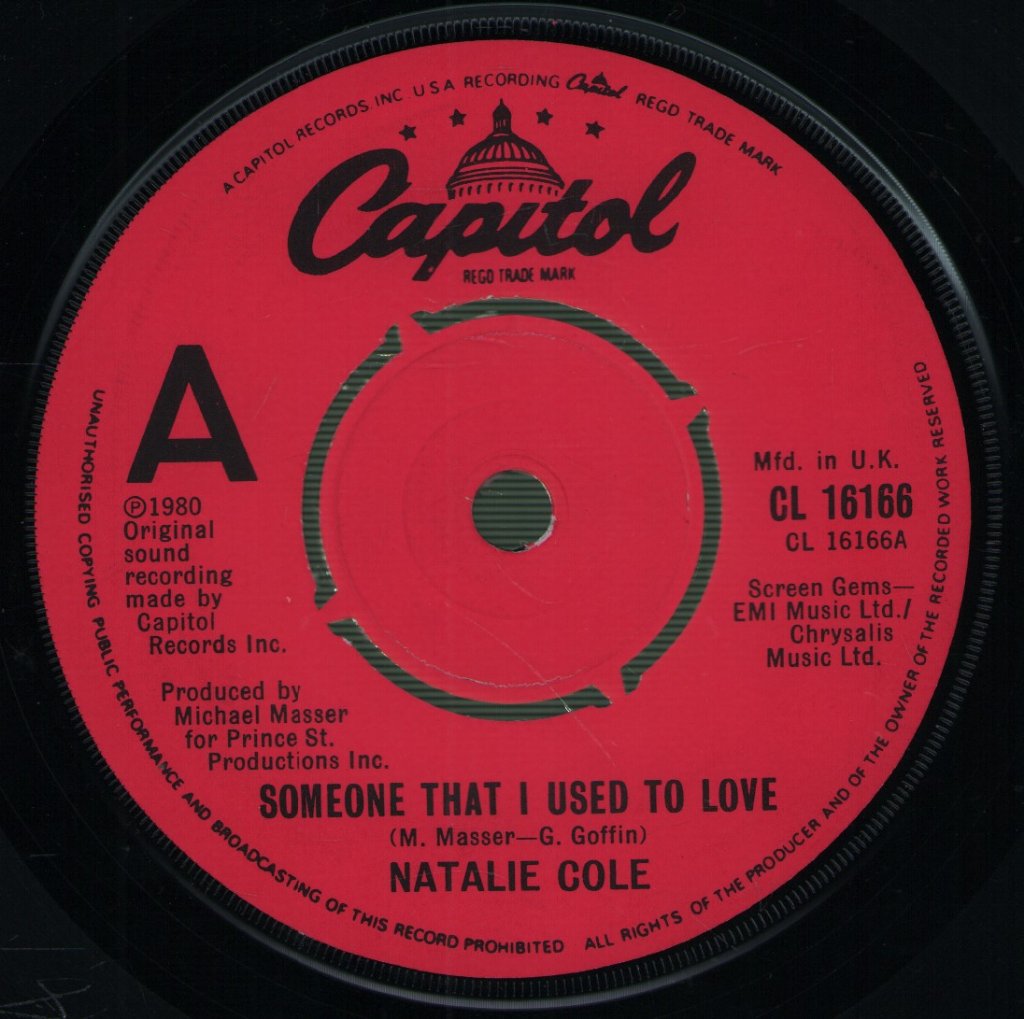 Natalie Cole - Someone That I Used To Love - 7 Inch