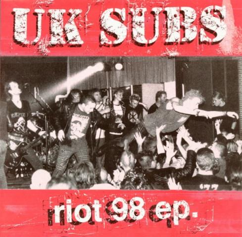 UK Subs - Riot 98 ep. - 7 Inch