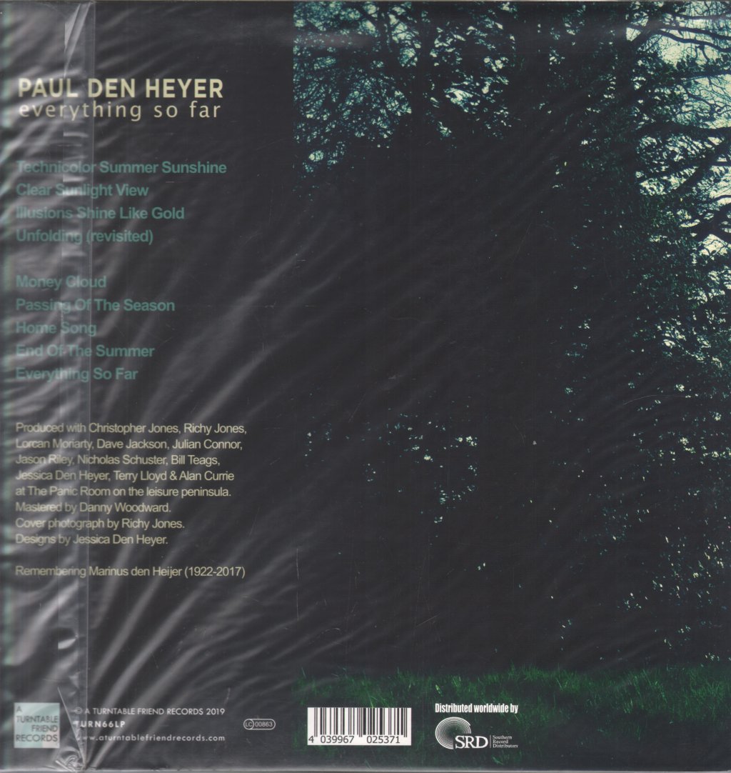 Paul Den Heyer - Everything So Far - Lp