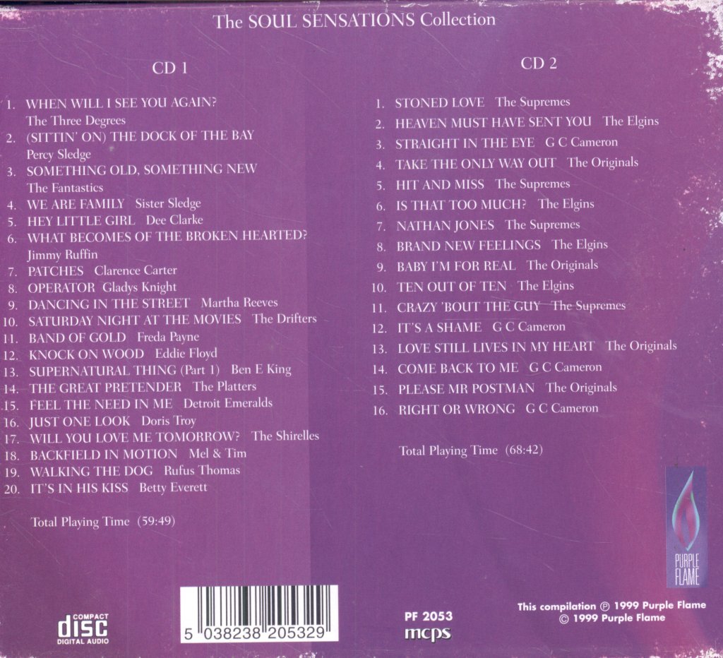 Various Artists - Soul Sensations - Cd Set