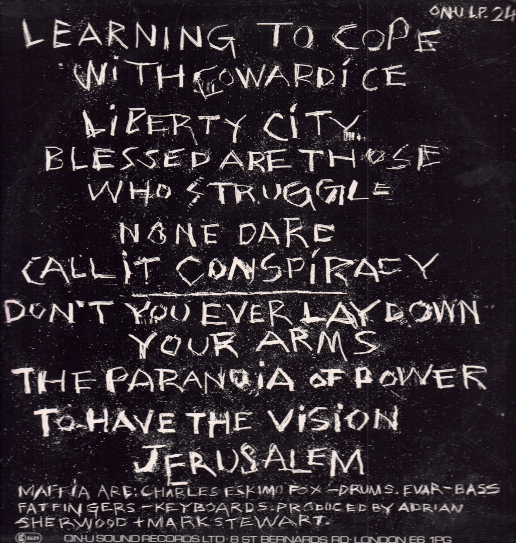 Mark Stewart And The Maffia - Learning To Cope With Cowardice - Lp