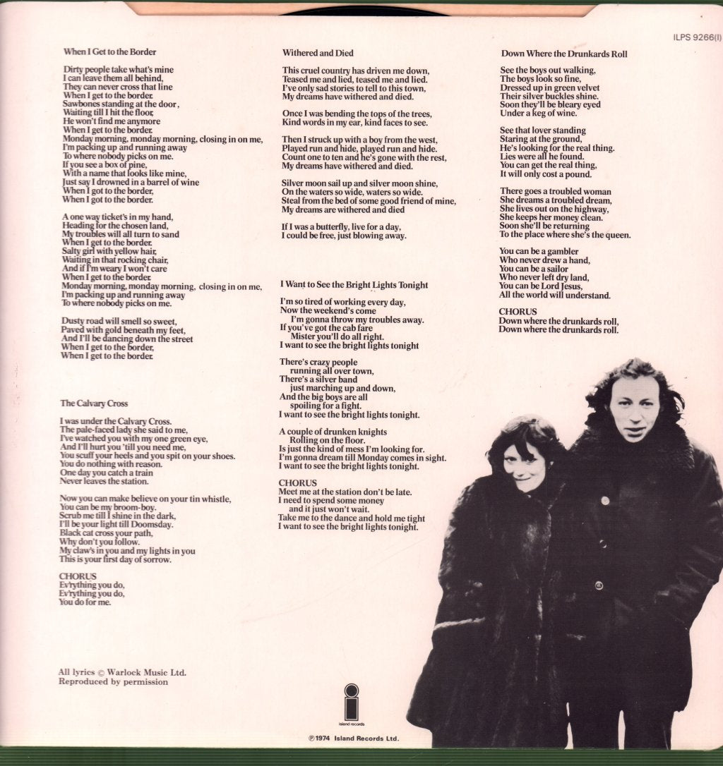 Richard And Linda Thompson - I Want To See The Bright Lights Tonight - Lp
