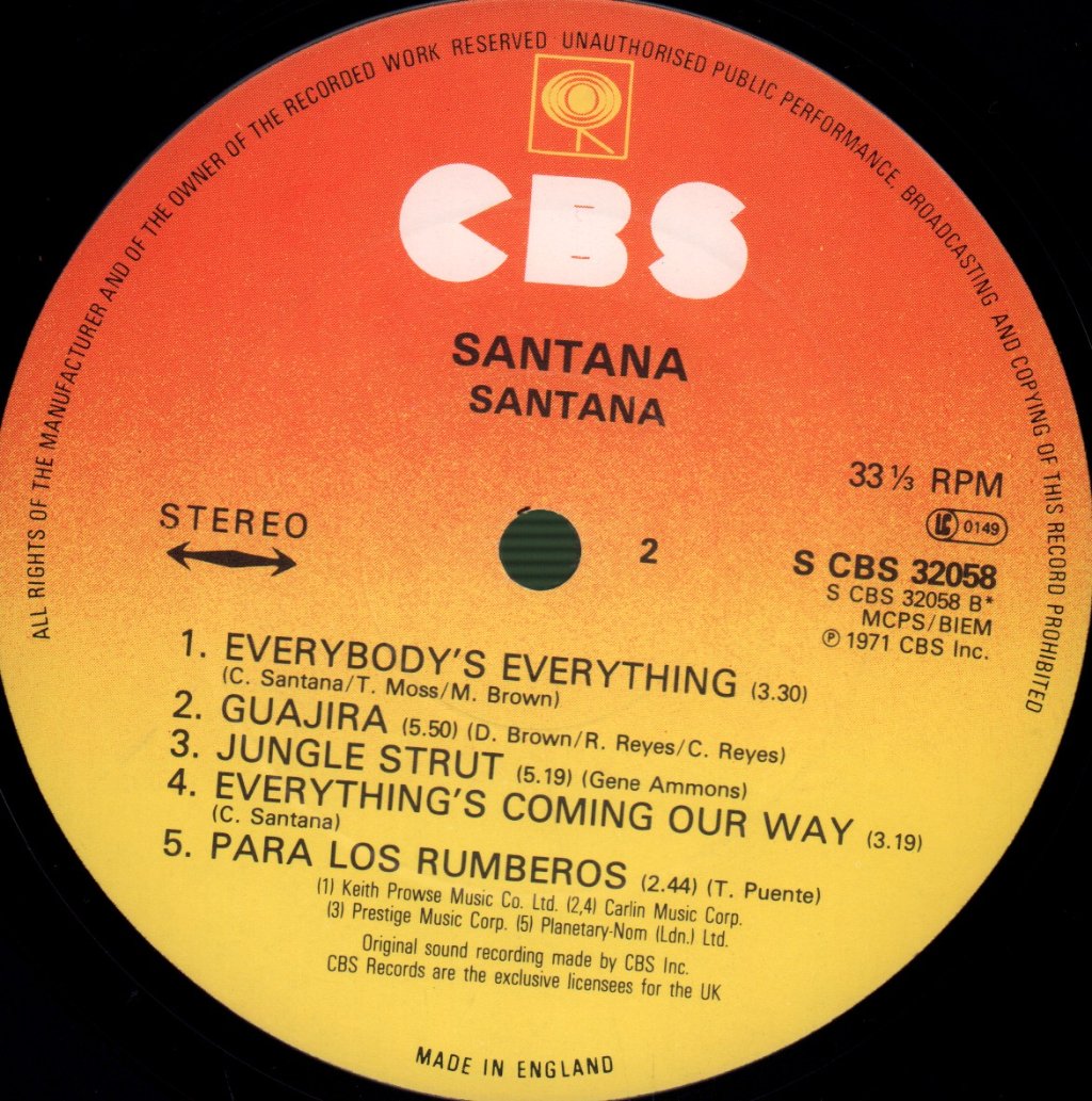 Santana - Santana - Lp