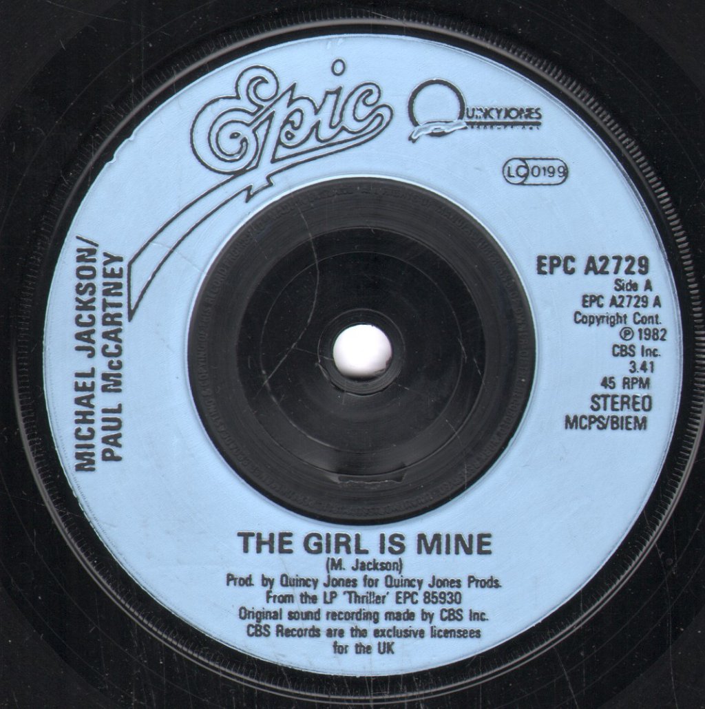 Michael Jackson / Paul McCartney - Girl Is Mine - 7 Inch