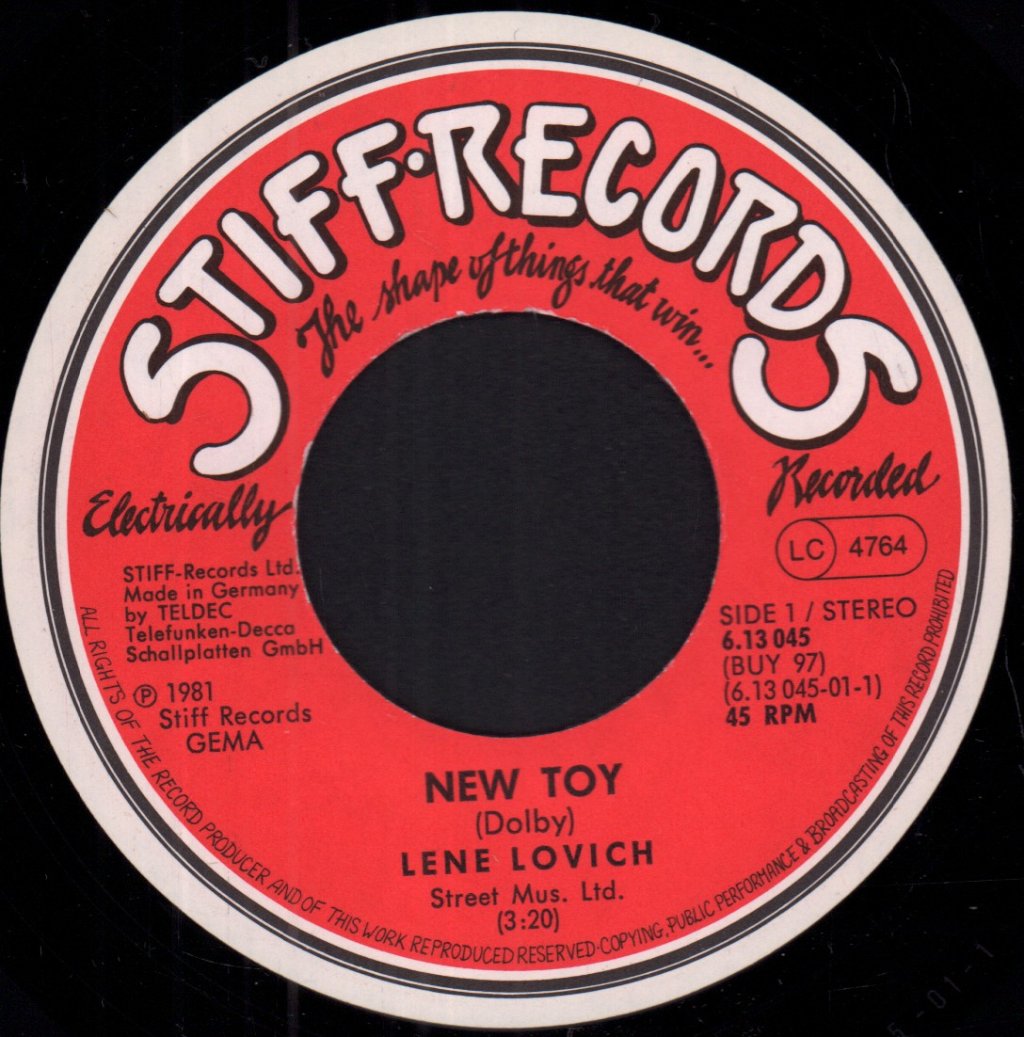 Lene Lovich - New Toy - 7 Inch