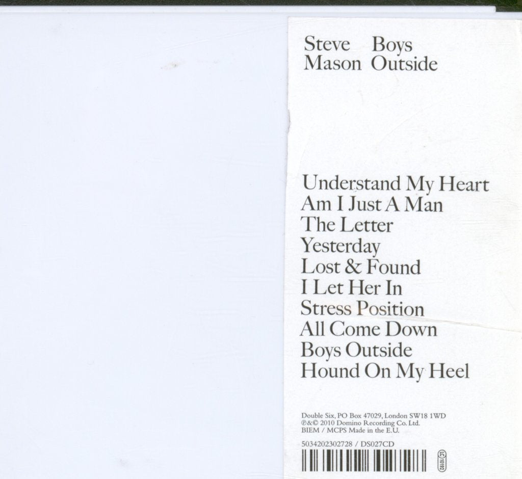 Steve Mason - Boys Outside - Cd