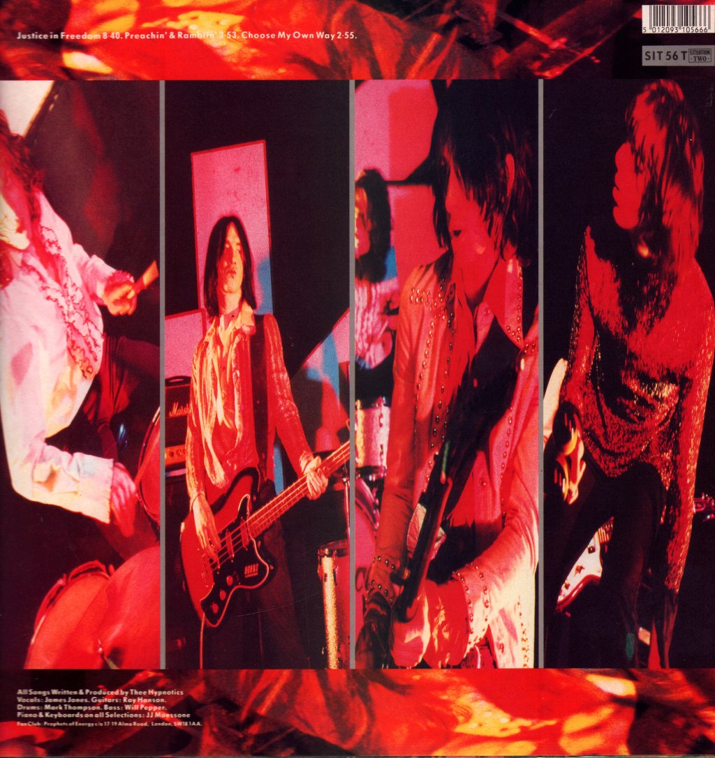 Thee Hypnotics - Justice In Freedom - 12 Inch