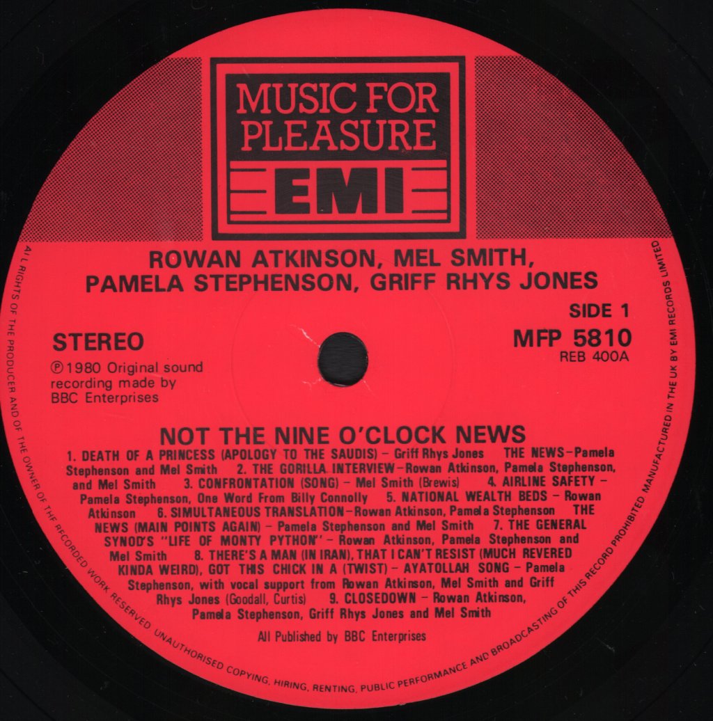 Not The Nine O'Clock News - Not The 9 O'Clock News... - Lp