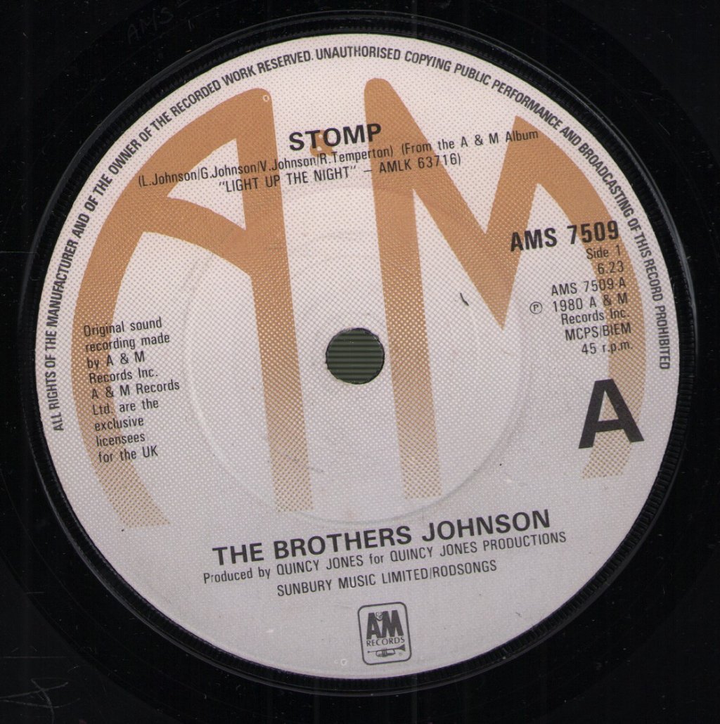 Brothers Johnson - Stomp - 7 Inch