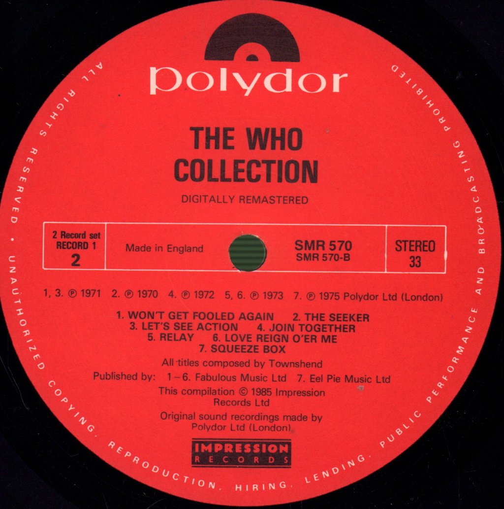 Who - Collection - Double Lp