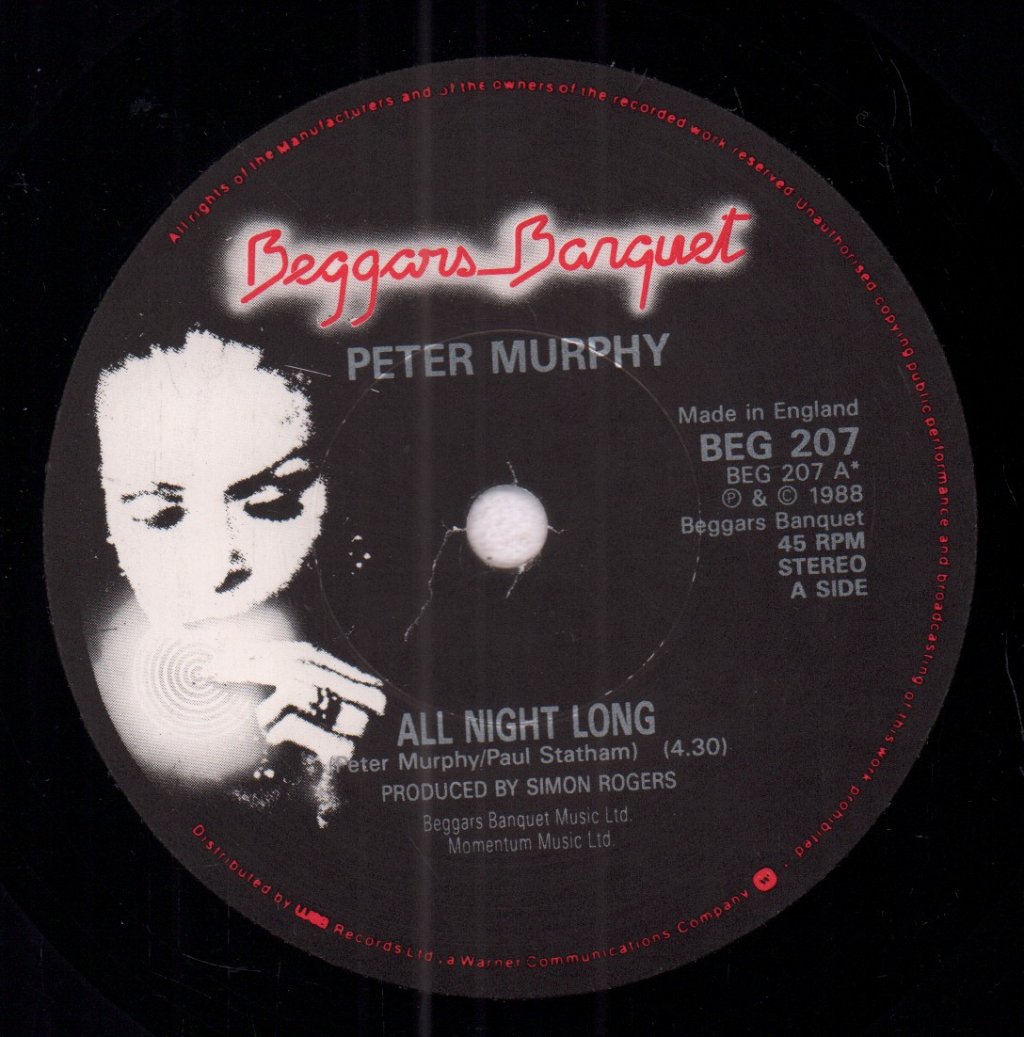 Peter Murphy - All Night Long - 7 Inch