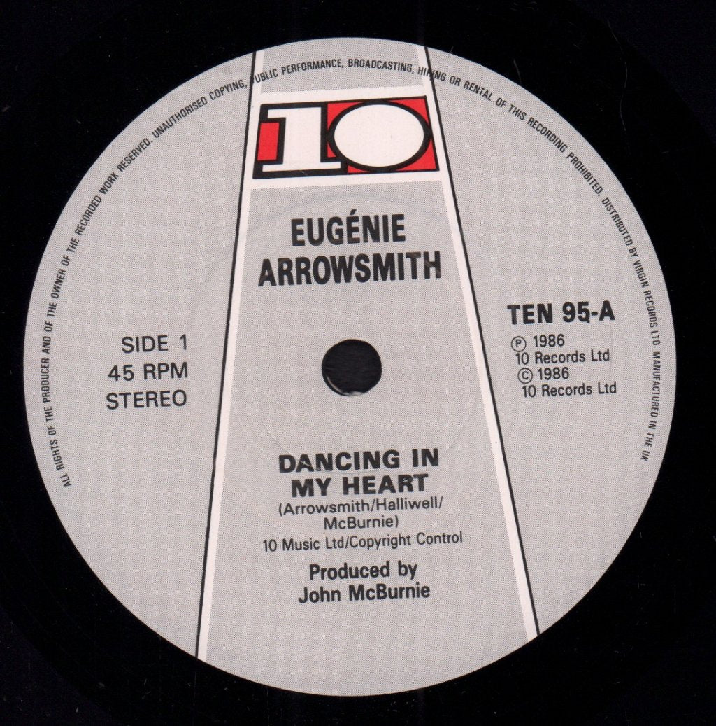 Eugenie Arrowsmith - Dancing In My Heart - 7 Inch