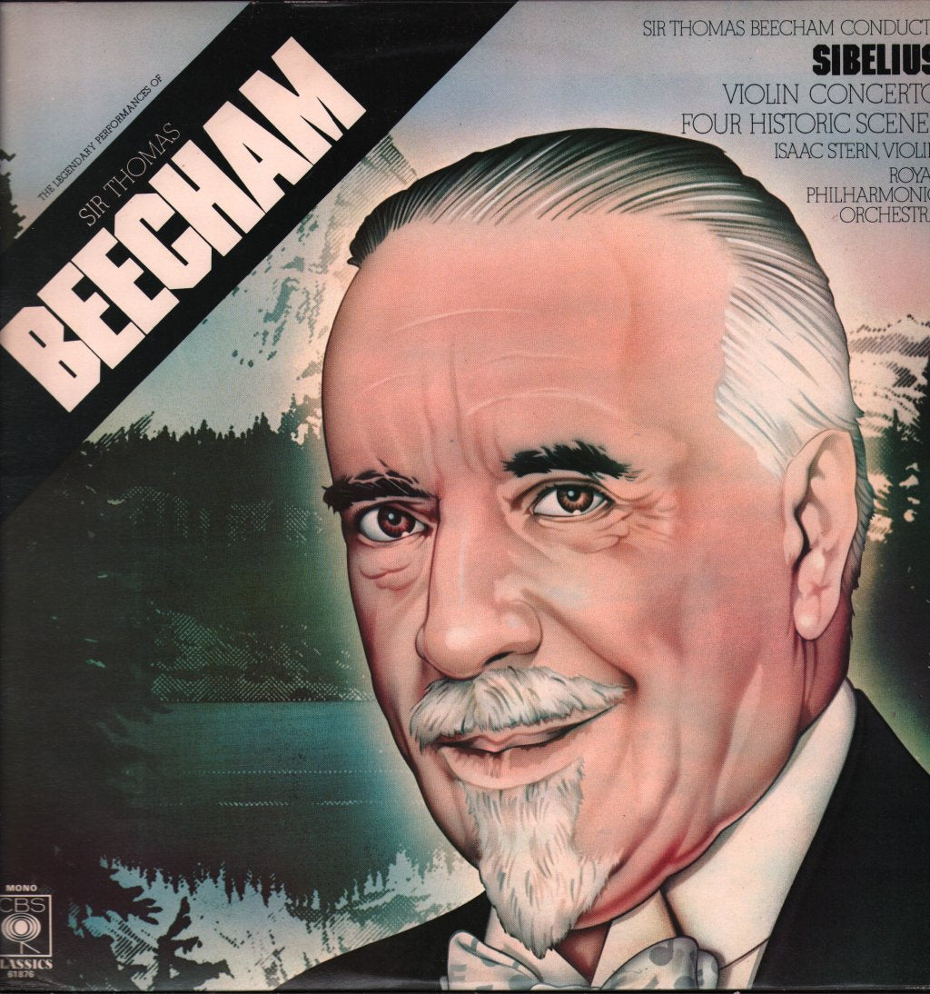 Sir Thomas Beecham / Isaac Stern / Royal Philharmonic Orchestra - Sibelius Violin Concerto / Four Historic Scenes - Lp