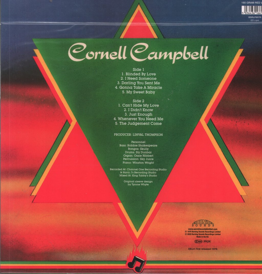 Cornell Campbell - Sweet Baby - Lp