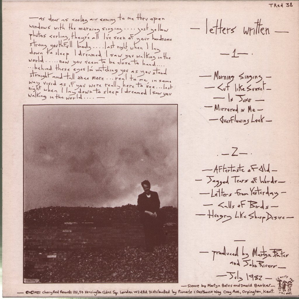 Martyn Bates - Letters Written - 10 Inch