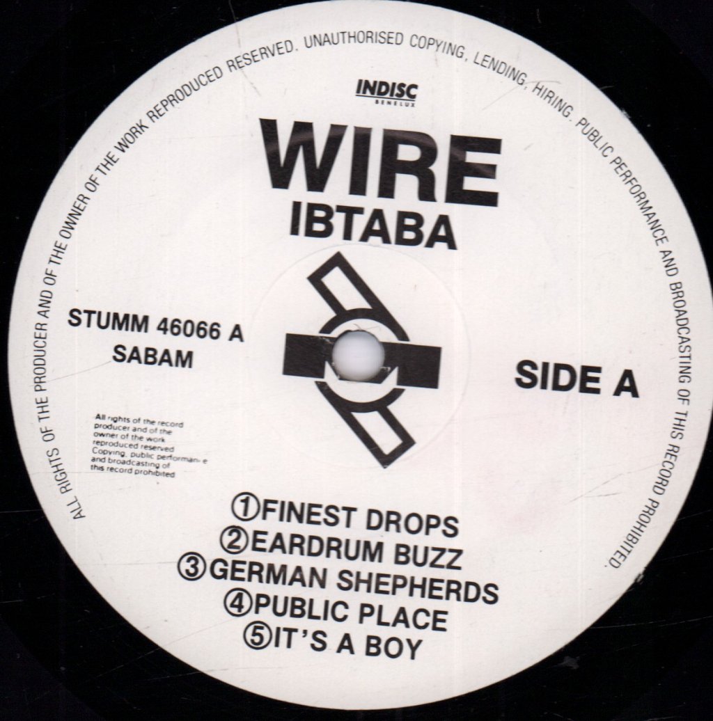 Wire - It's Beginning To And Back Again - Lp