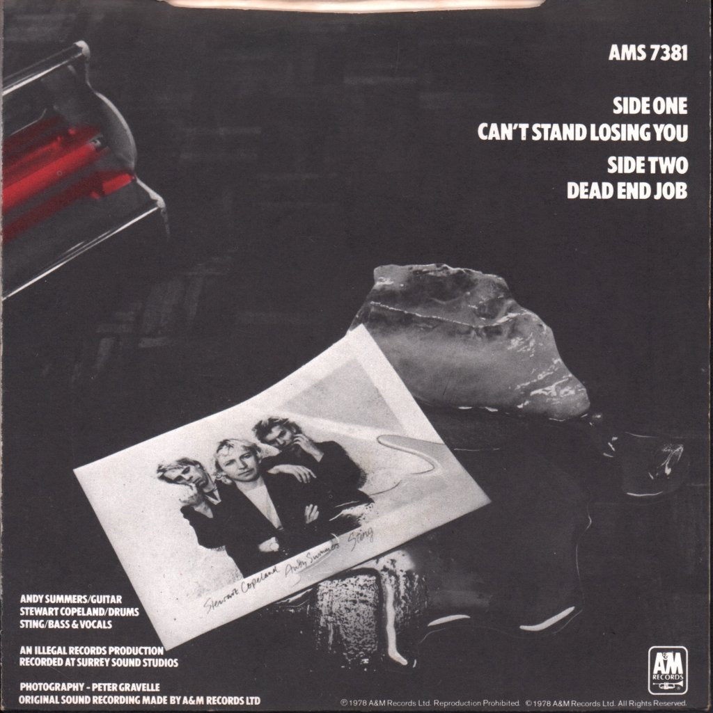 Police - Can't Stand Losing You - 7 Inch