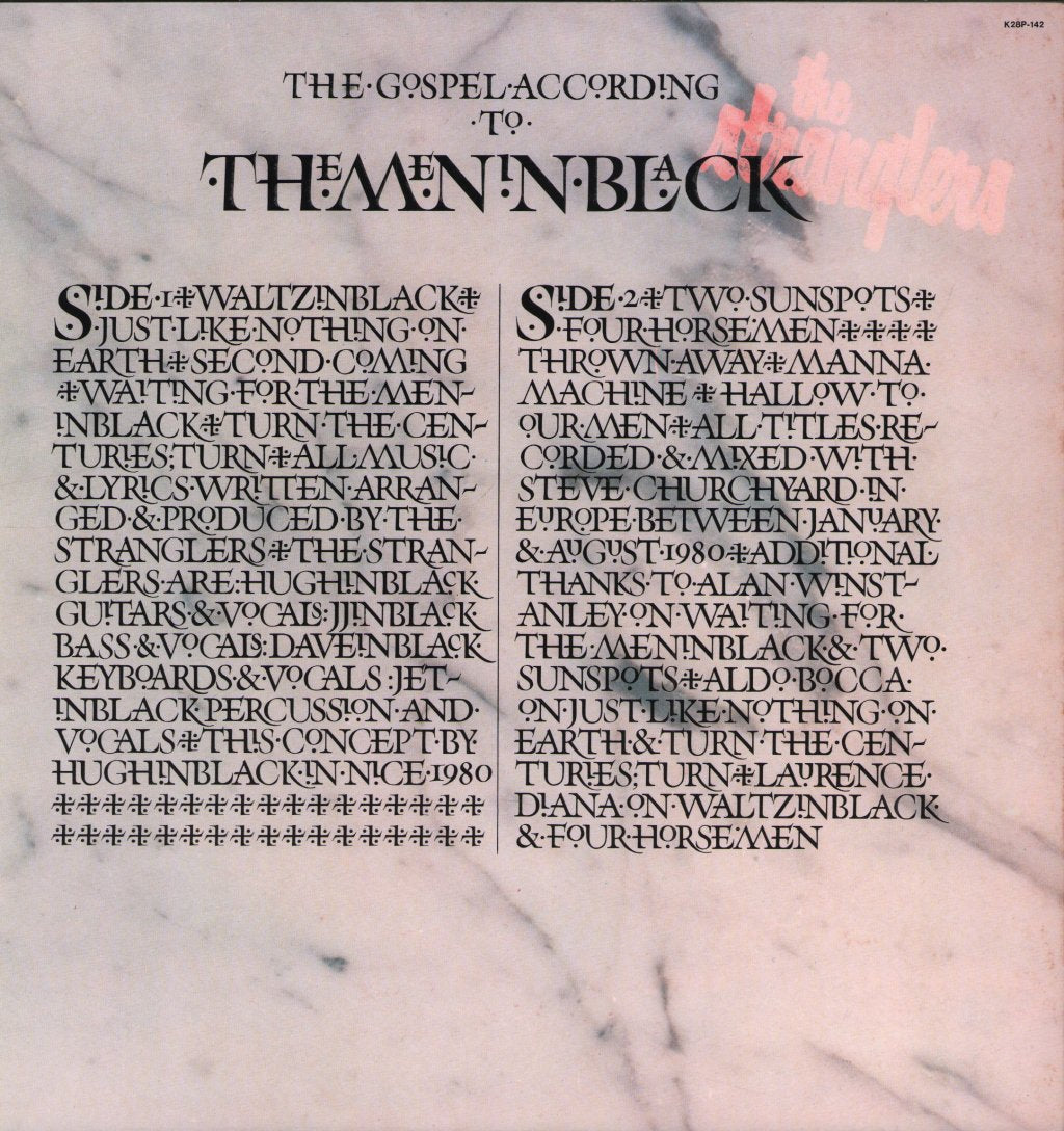 Stranglers - Gospel According To The Meninblack - Lp
