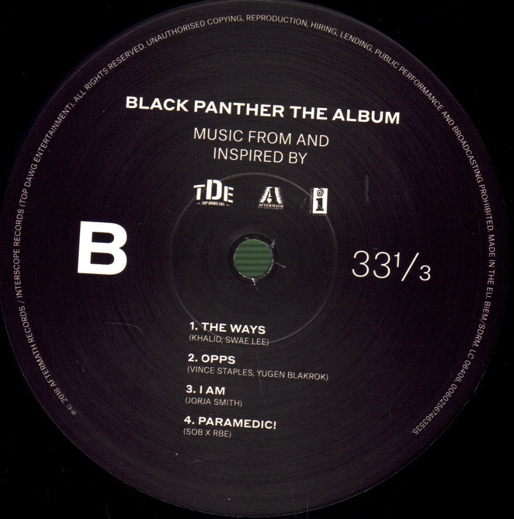 Various Artists - Black Panther: Music From And Inspired By - Double Lp
