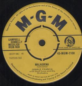 Connie Francis - Malaguena - 7 Inch