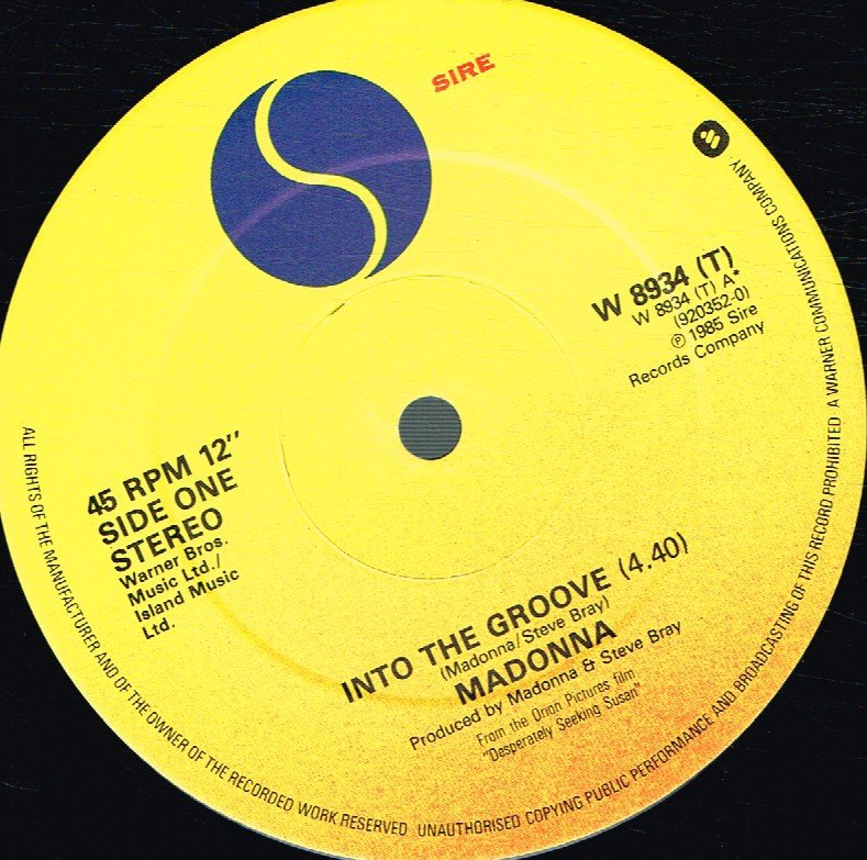 Madonna - Into The Groove - 12 Inch
