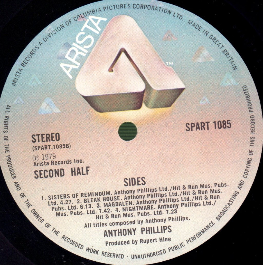 Anthony Phillips - Sides - Lp