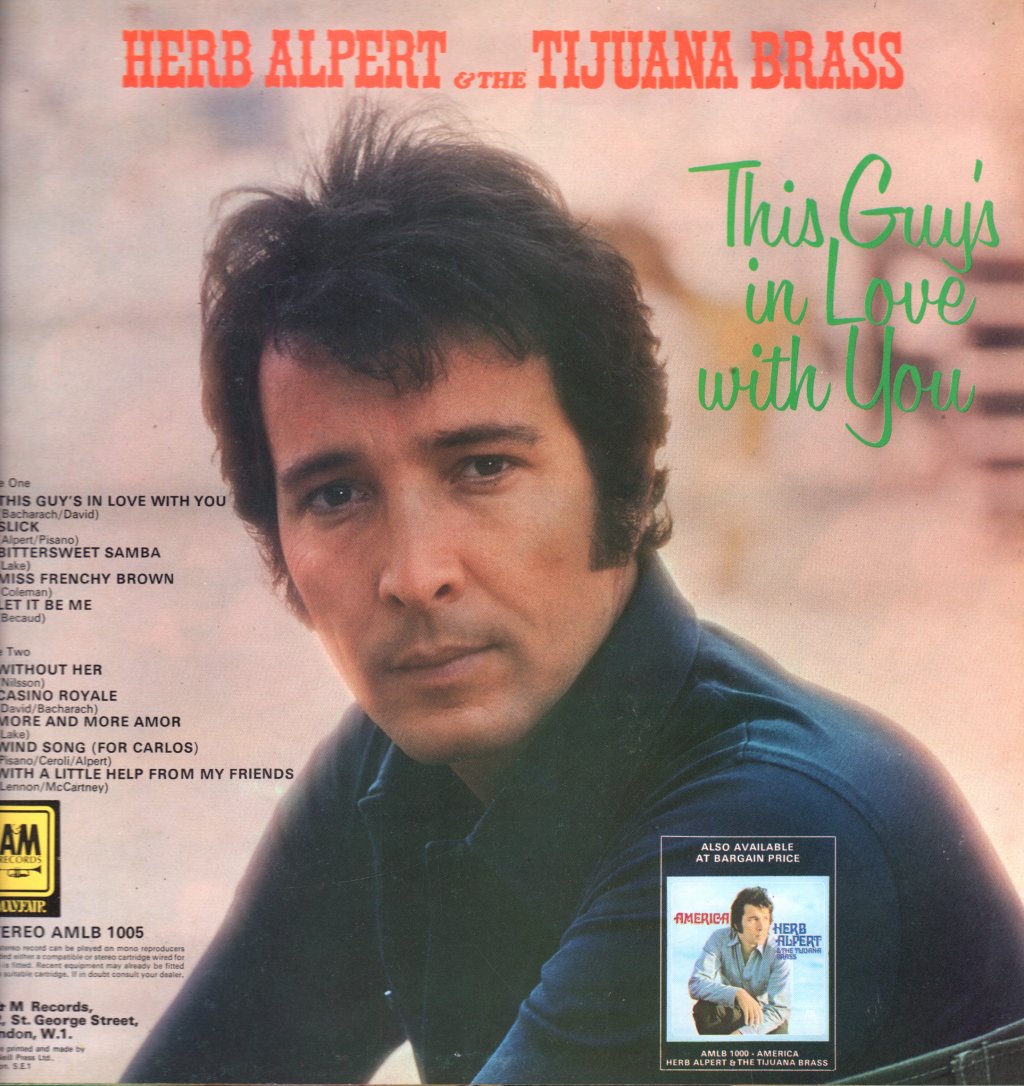 Herb Alpert And The Tijuana Brass - This Guy's In Love With You - Lp