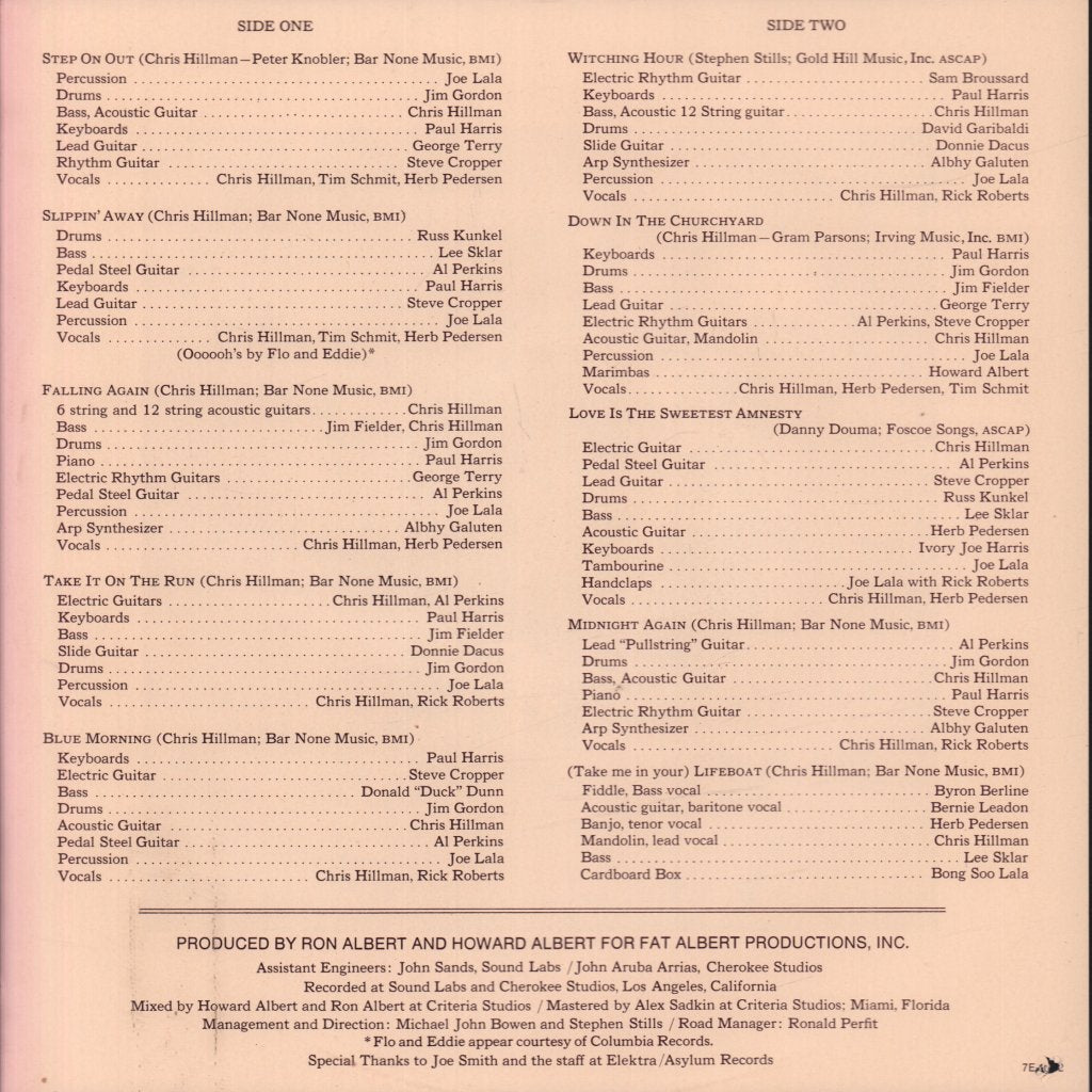 Chris Hillman - Slippin' Away - Lp
