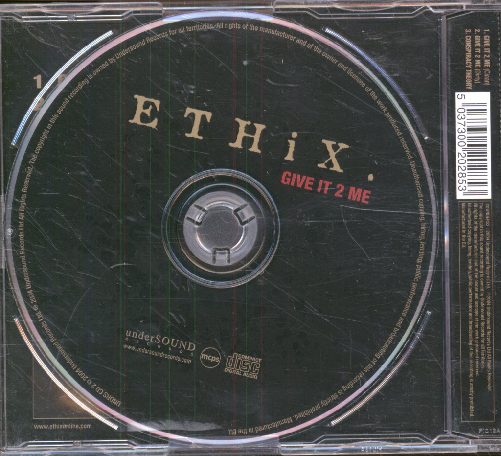 Ethix - Give It 2 Me - Cd