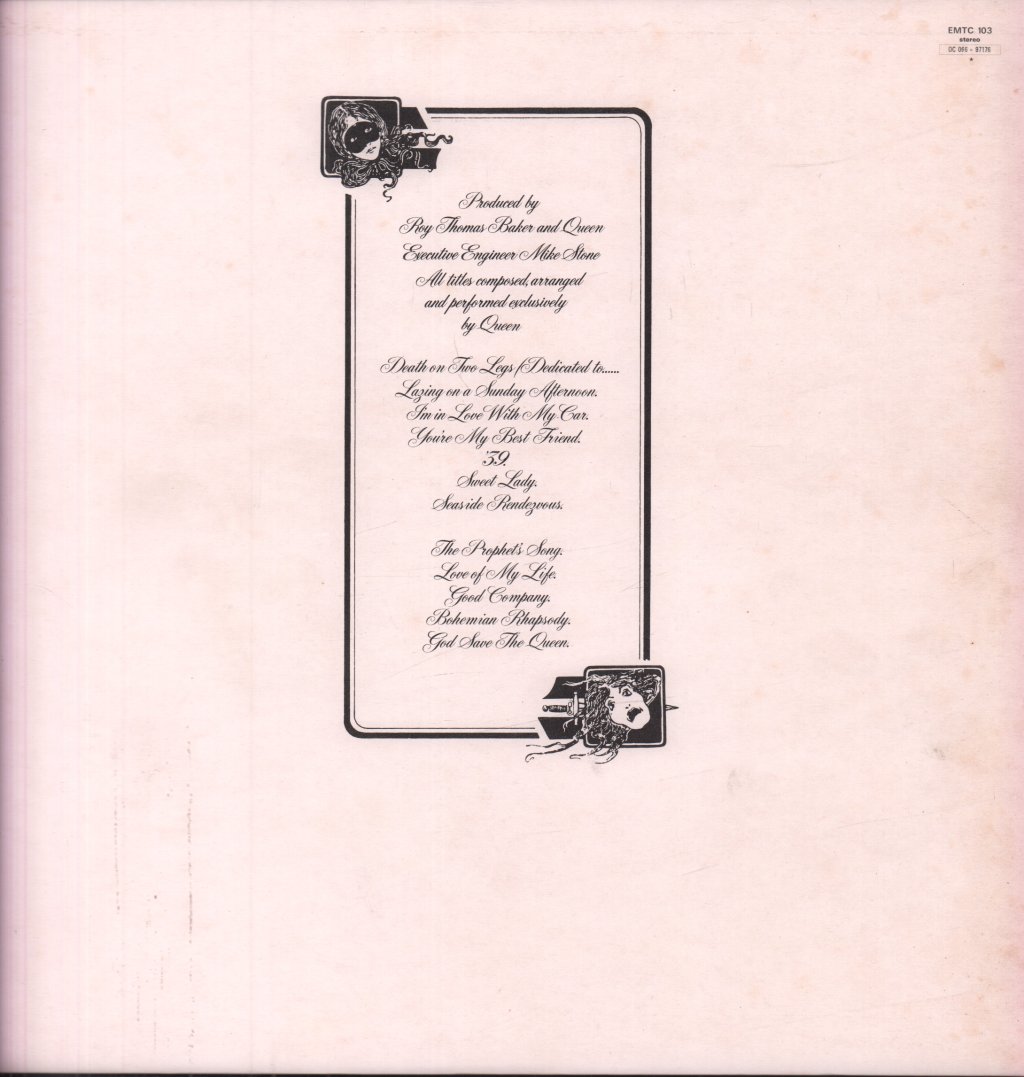 Queen - A Night At The Opera - Lp